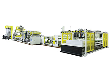 Three Layer Co-Extrusion ABS Sheet Extrusion Line
