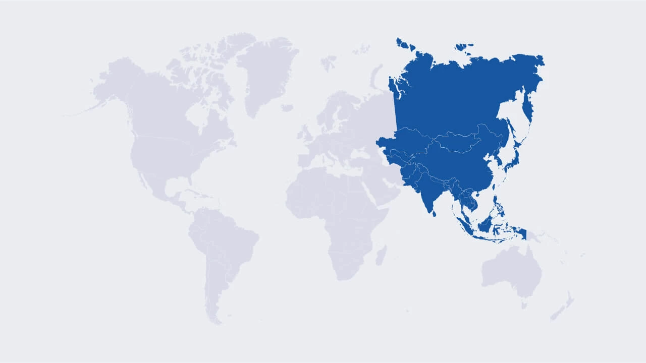 Map Asia