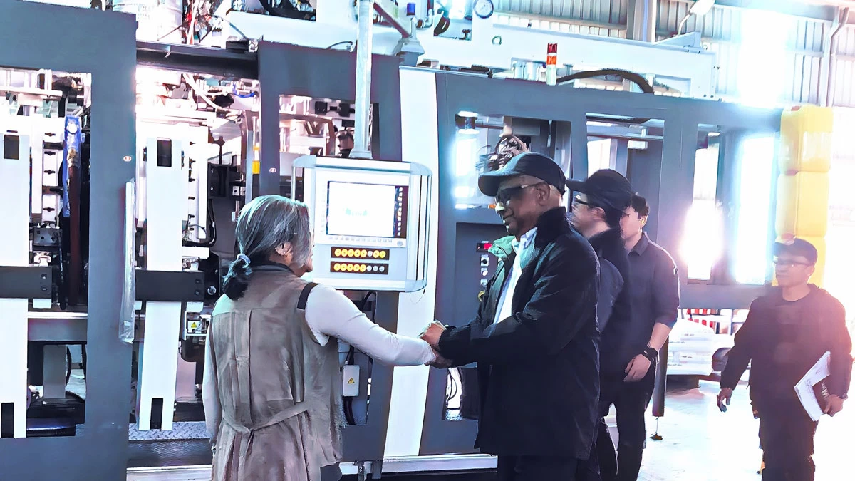 Successful FAT of FKI Blow Molding Machine