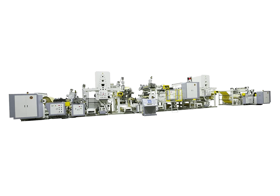 Tandem Type 2 Layer Co Extrusion Coating Lamination Machine For Flexible Packaging Film