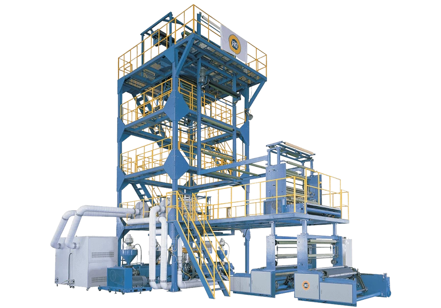 A/B/C BFS Series Co-Extrusion Blown Film Line-BFS-65/70/65-1400-TS