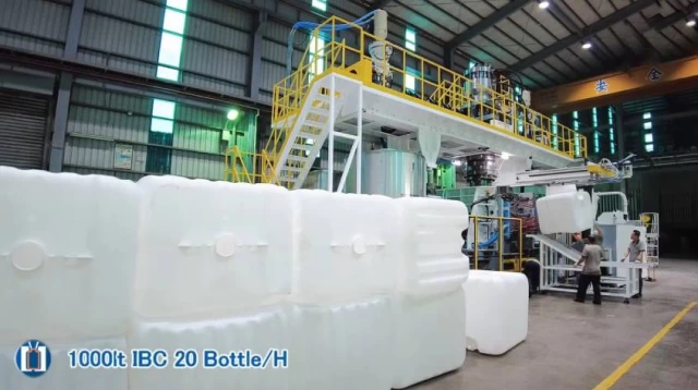 Accumulator Head Type Blow Moulding Machine ABI series, 2 Layer, 1000lt IBC Bottle