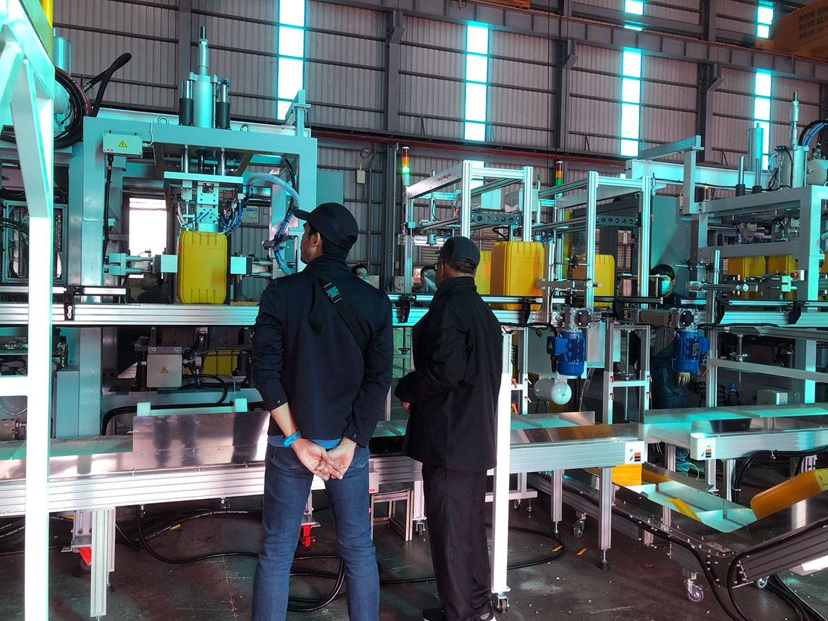 Successful FAT of FKI Blow Molding Machine
